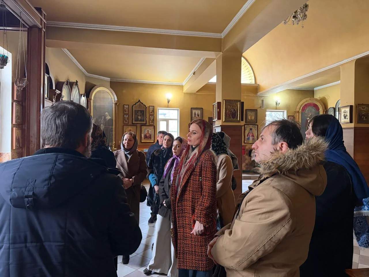 Сотрудники Миннаца Дагестана посетили Свято-Успенский кафедральный собор в преддверии Великого поста